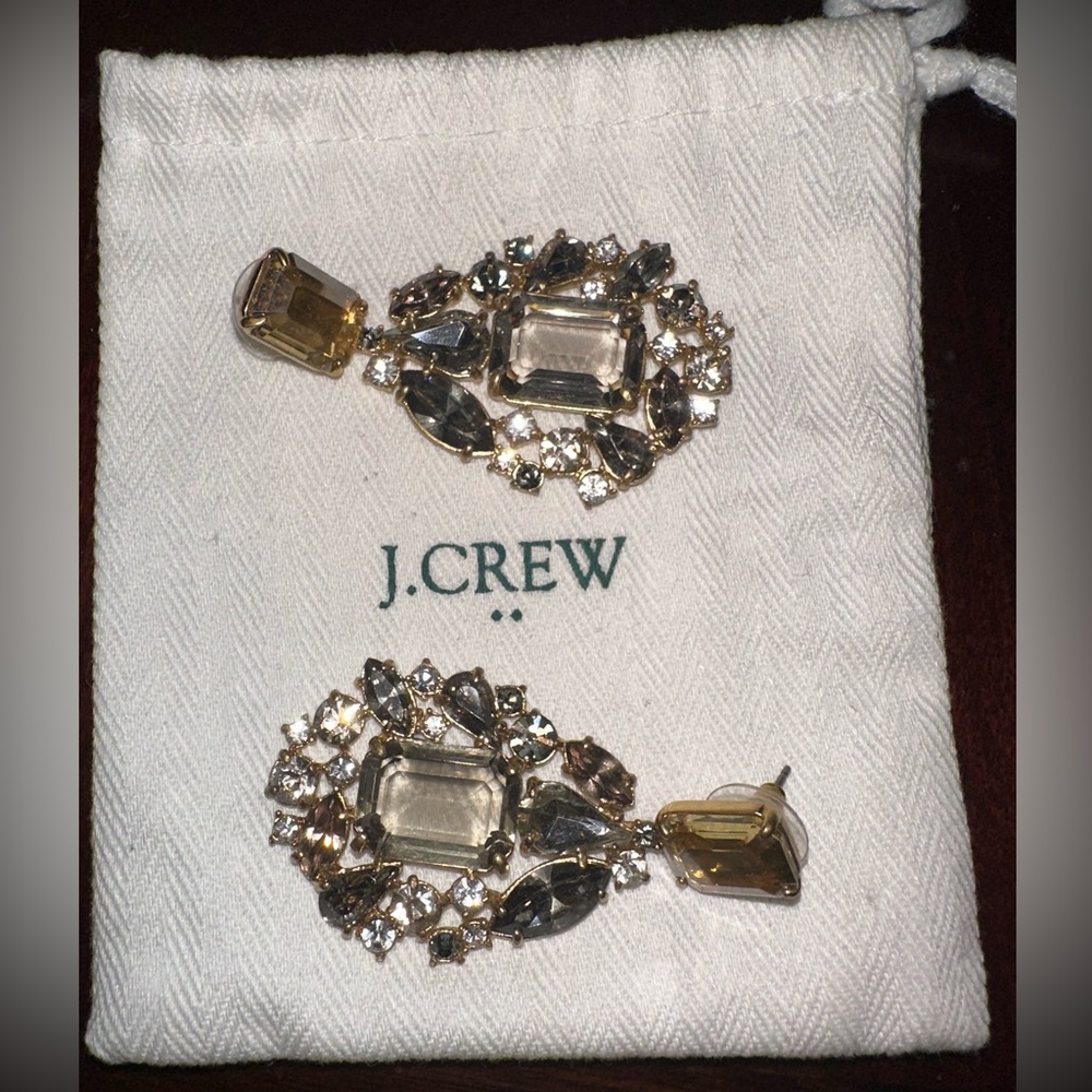 J Crew statement earrings
